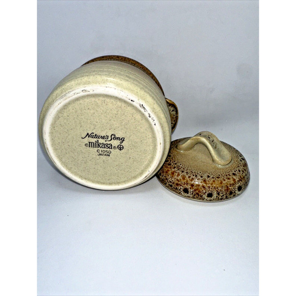Mikasa Nature's‎ Song Covered Casserole Dish Stoneware Japan - Picture 2 of 11